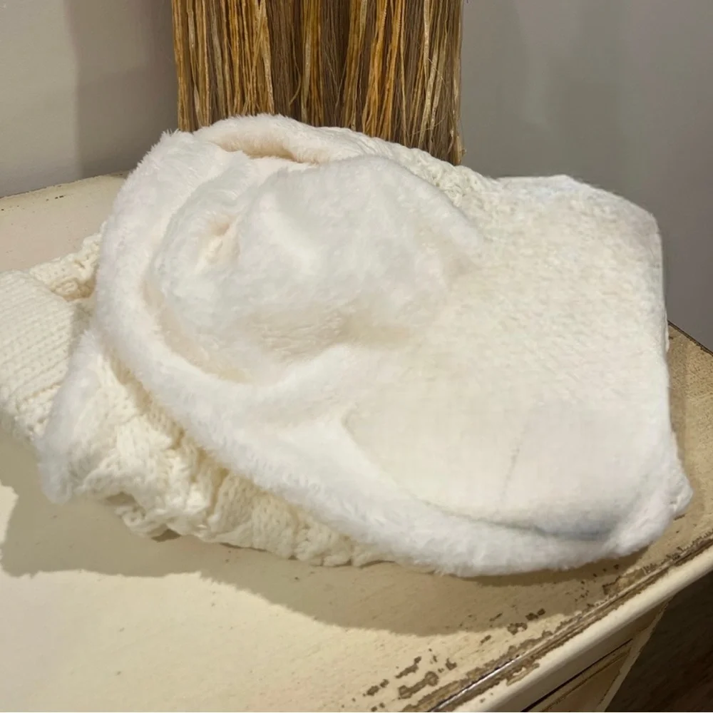 UGG Winter white 2pc Hat & Infinity Scarf Set - Picture 2 of 2